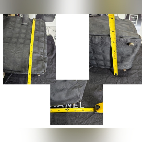 🔥EUC CHANEL VINTAGE TRAVEL LIGNE TOTE BAG - Picture 13 of 14